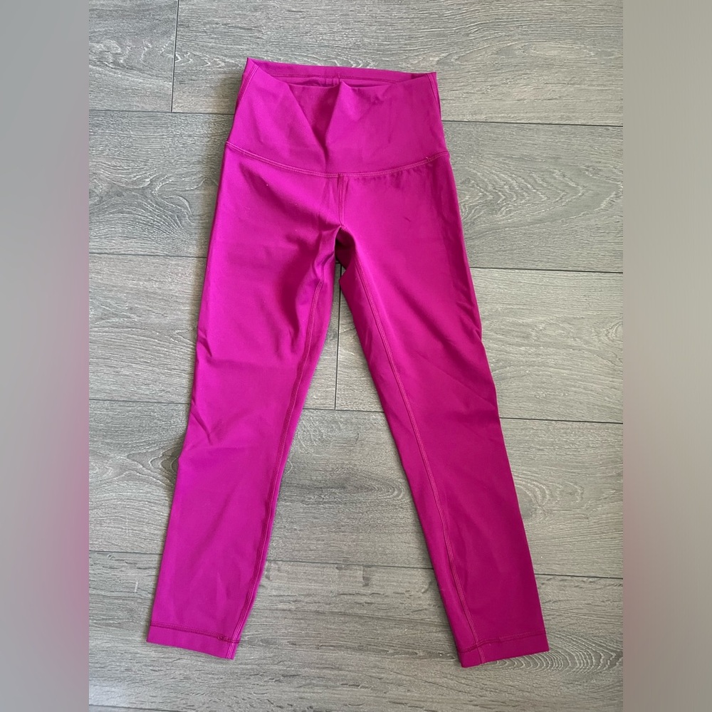 Lululemon Wunder train high rise crop 23”